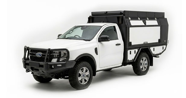 Ford Ranger, 4x4 canopy camper conversion