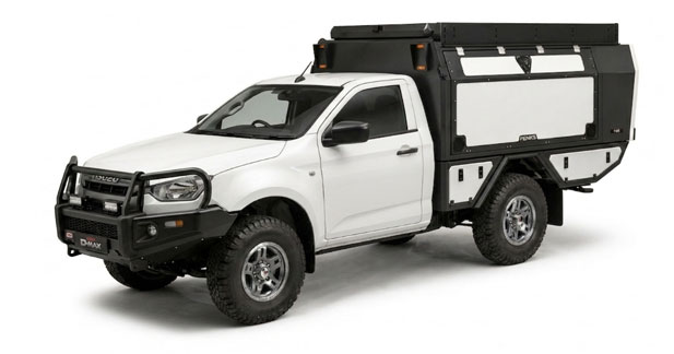 Isuzu D-Max, modular canopy conversion