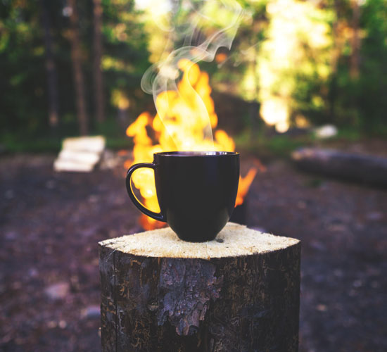 Campfire scene